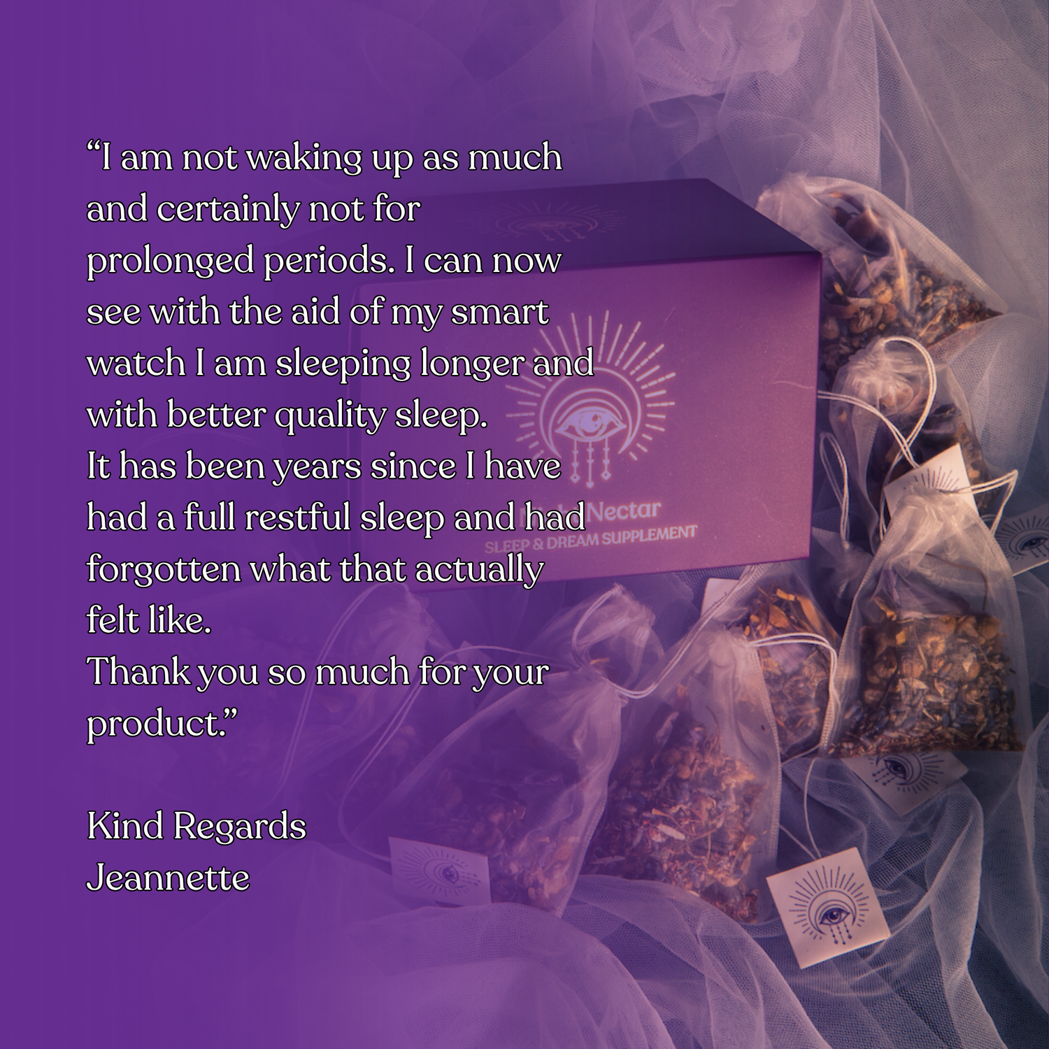 Premium Herbal Sleep Tea Bags (12 Pack)