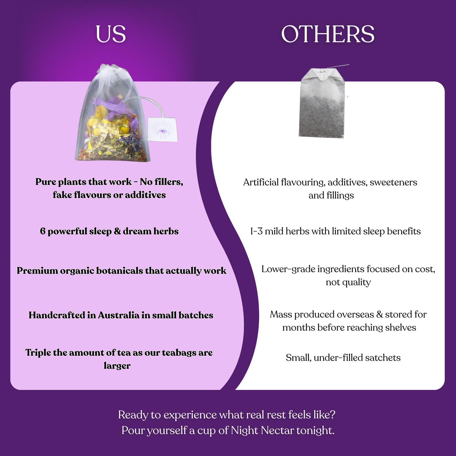 Premium Herbal Sleep Tea Bags (12 Pack)