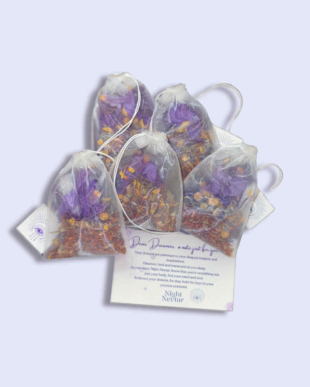 Organic Hand Made Sleep Tea Bags (5 Pack) | Night Nectar