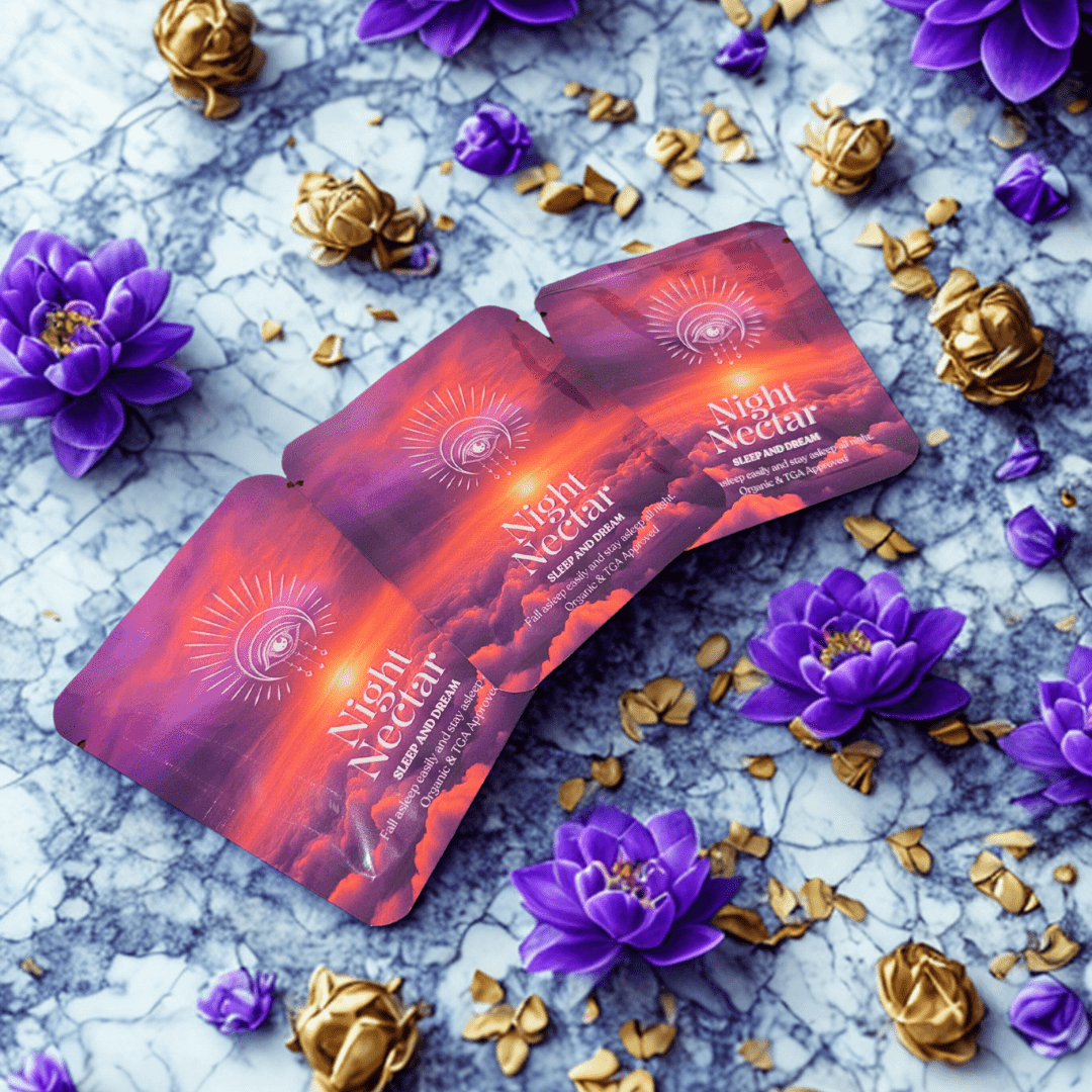 Night Nectar Sleep & Dream Tea – 3 Single - Serve Sachets - | Night Nectar