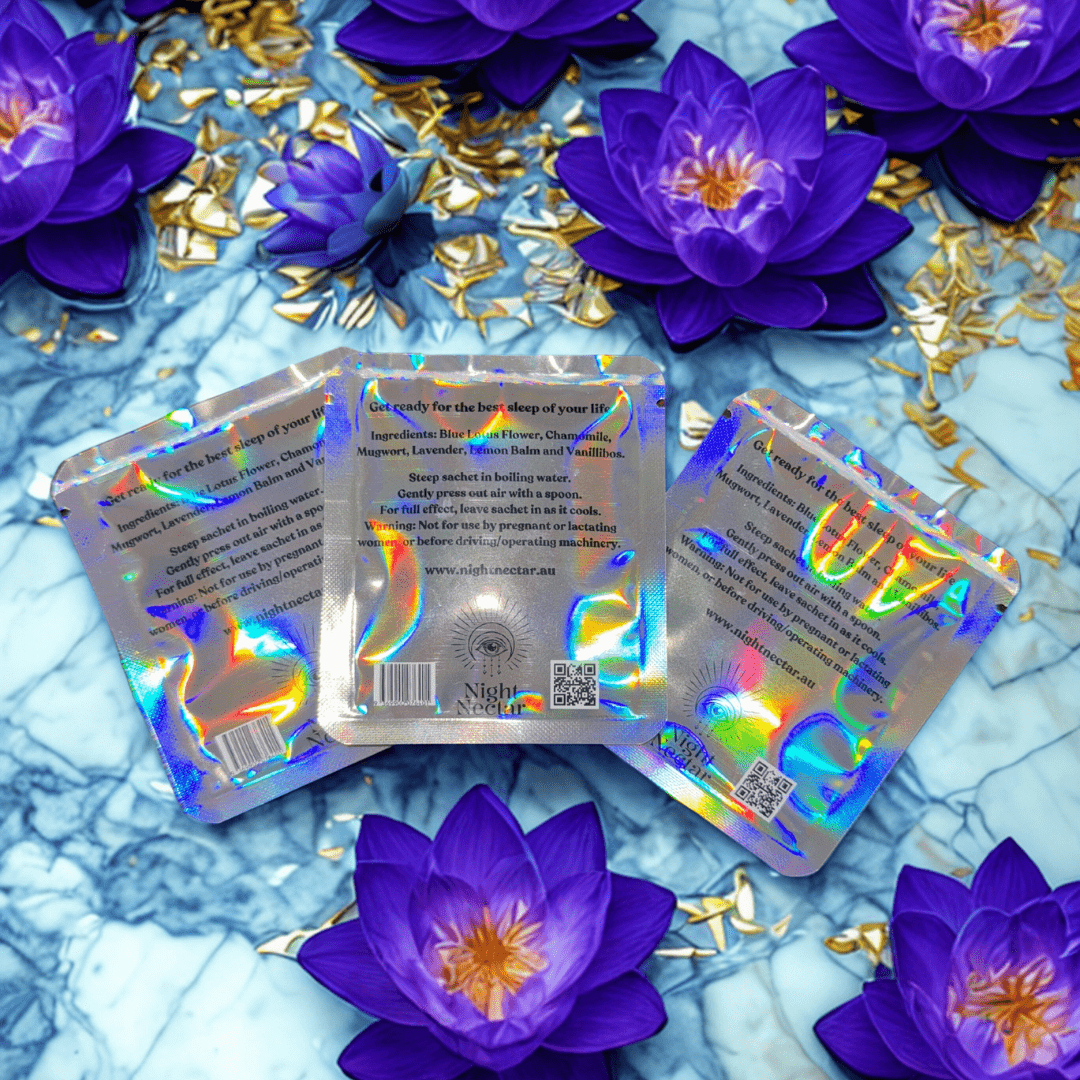 Night Nectar Sleep &amp; Dream Tea – 3 Single - Serve Sachets - | Night Nectar