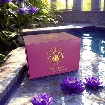 Night Nectar Sleep &amp; Dream Tea – Handmade Gift Box (12 Sachets) - | Night Nectar